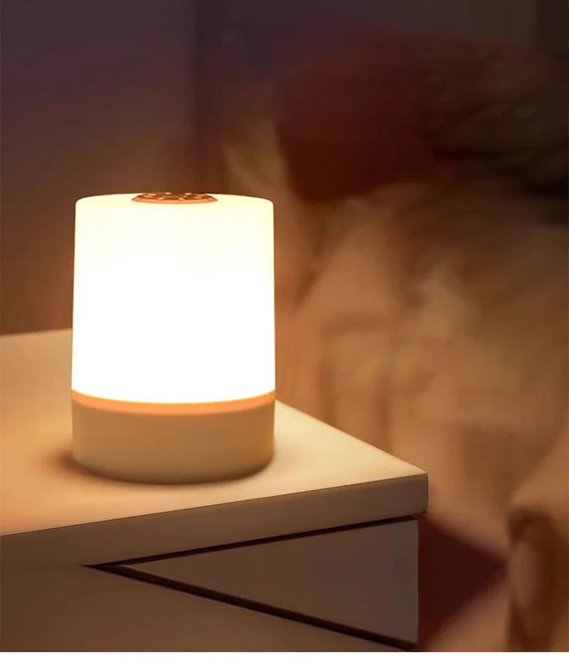 Dimmable Touch LED Bedside Table Lamp | Rechargeable Reading Night Light