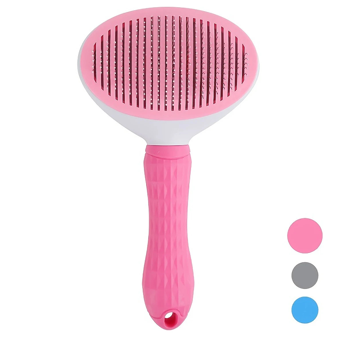 Self-Cleaning Pet Slicker Brush | Hair Removal Comb for Dogs