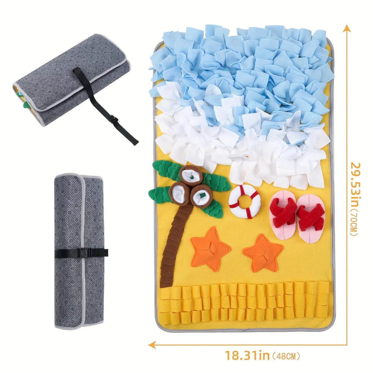 Dog Sniffing Mat & Slow Feeder Blanket | Anti-Boredom Training Toy
