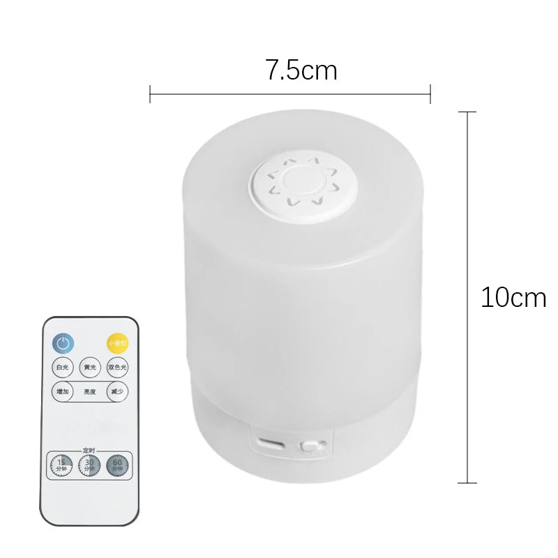 Dimmable Touch LED Bedside Table Lamp | Rechargeable Reading Night Light