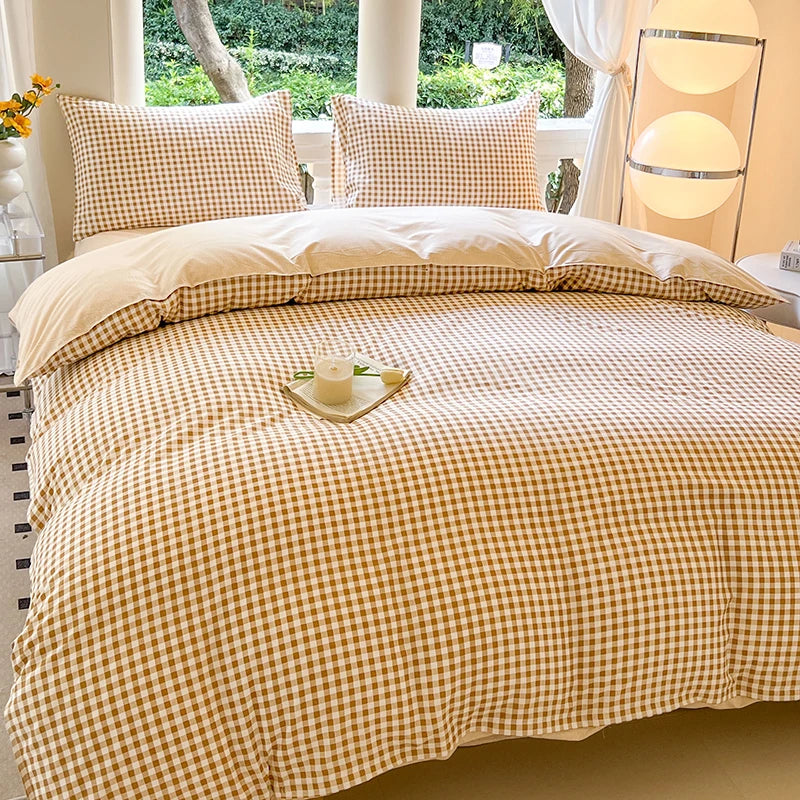Kawaii Bear Floral Bedding Set | Duvet Cover, Pillowcase & Sheet Full Queen King