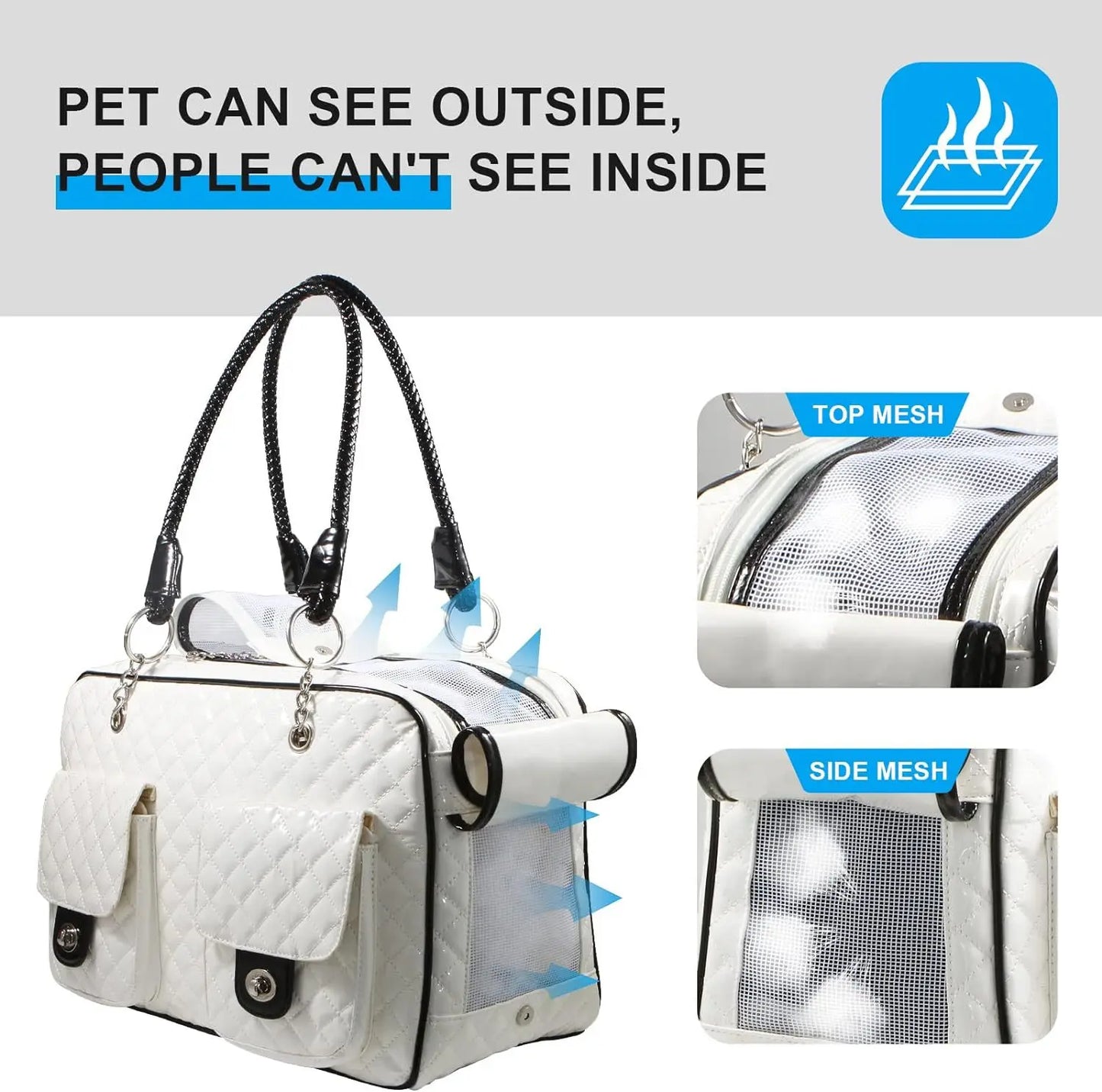 Expandable Pet Carrier Backpack | Travel Bag with Tunnel & Shoulder Strap for Cats