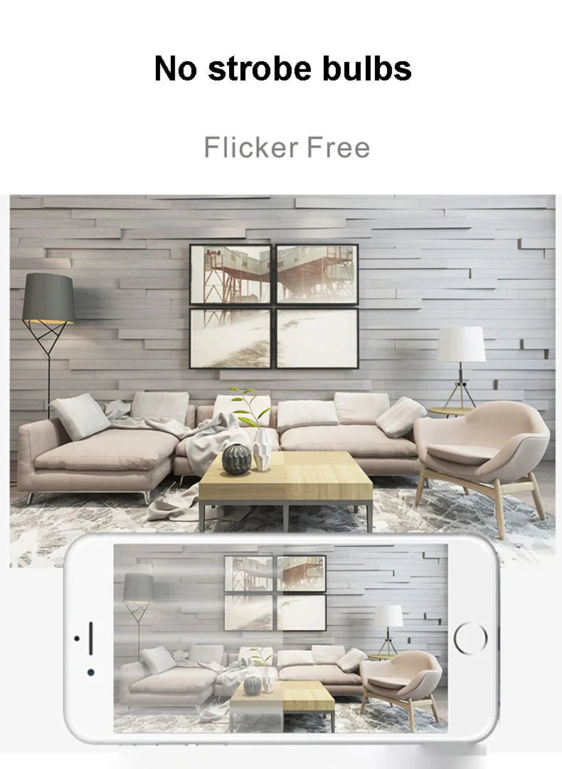 Smart Rechargeable Emergency LED Bulb | Flicker-Free Detachable Hook Light