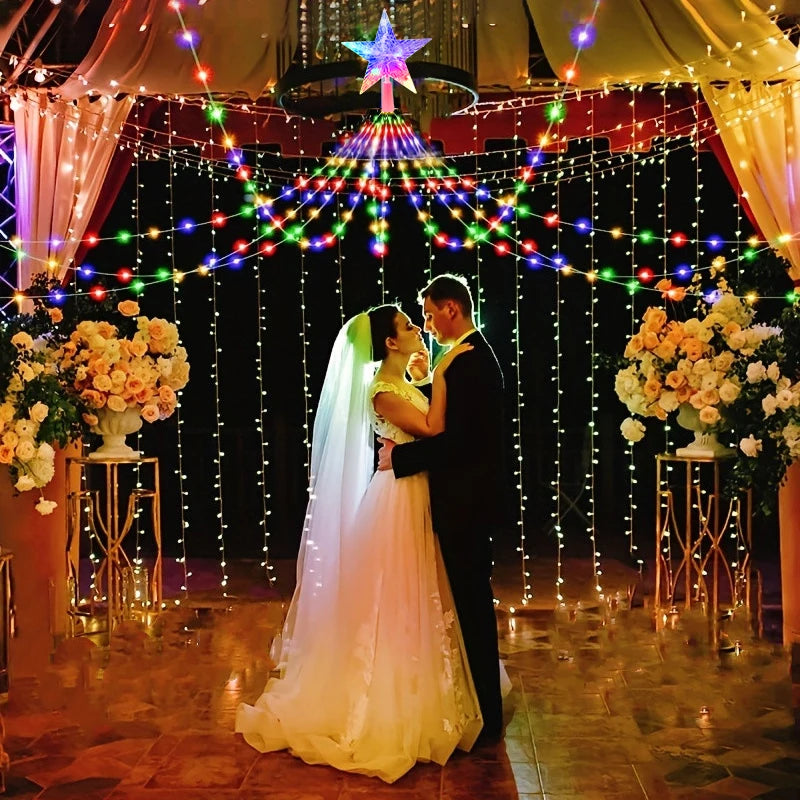 USB Waterproof LED Christmas Fairy String Lights | 8-Mode Indoor & Outdoor Party Light