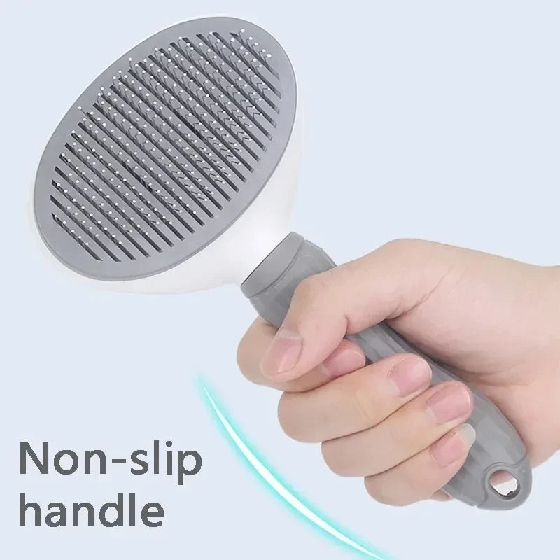 Self-Cleaning Dog Brush & Dematting Comb | Pet Hair Remover for Dogs