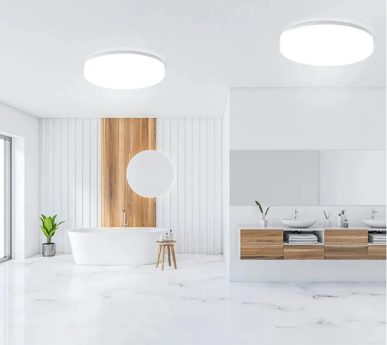 Ultra-Thin Round LED Ceiling Lamp | Modern Home Bedroom Light Fixture