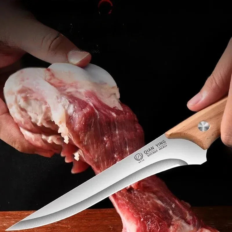 High Hardness Stainless Steel Boning Knife | Sharp Chef Butcher Kitchen Knife