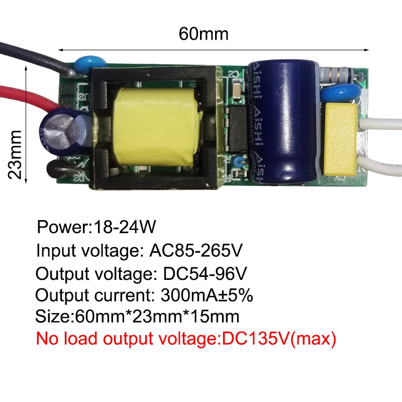 LED Driver Power Supply 110-265V | Constant Current Transformer 300mA