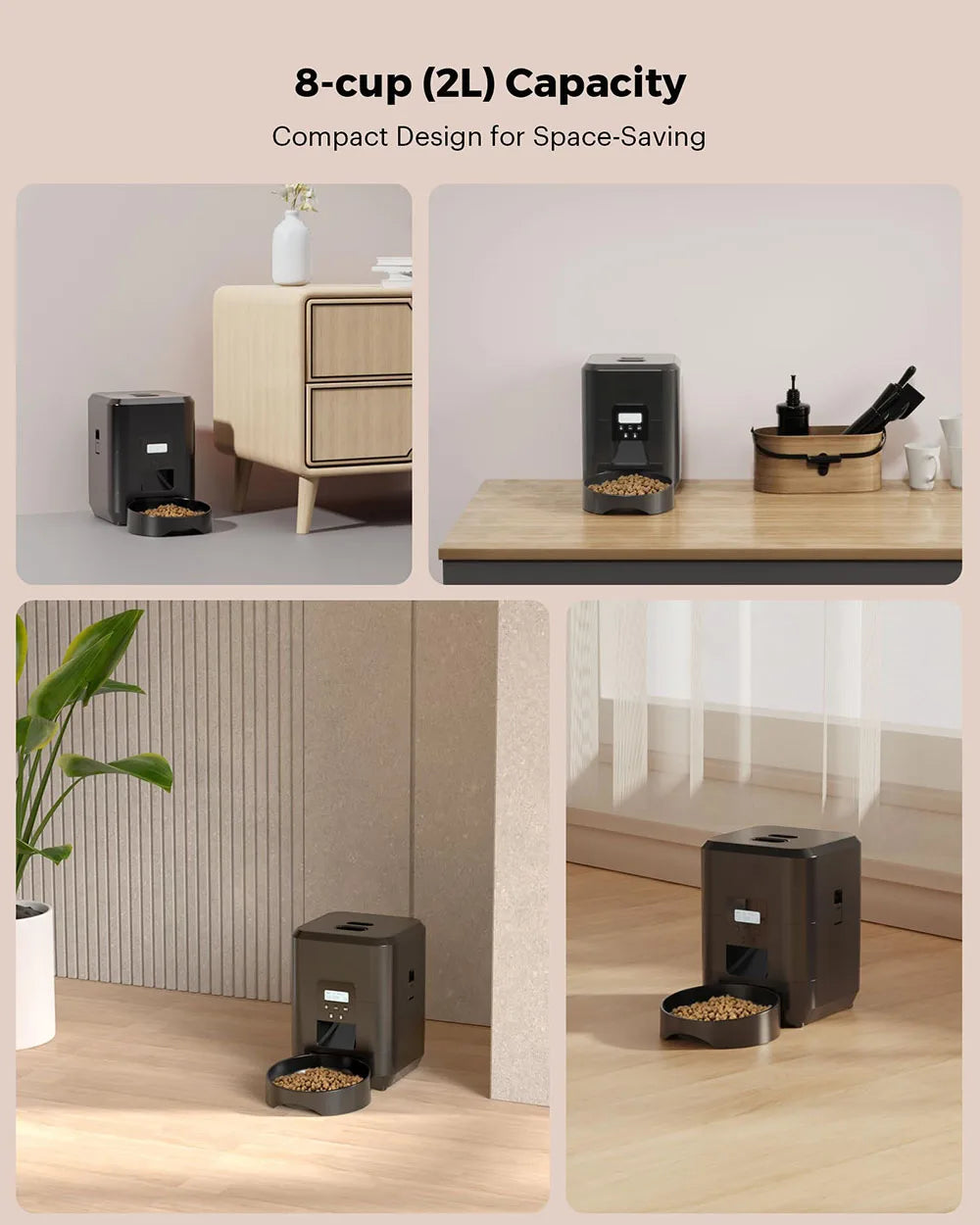 Smart Automatic Pet Feeder | Timed Food Dispenser for Dogs