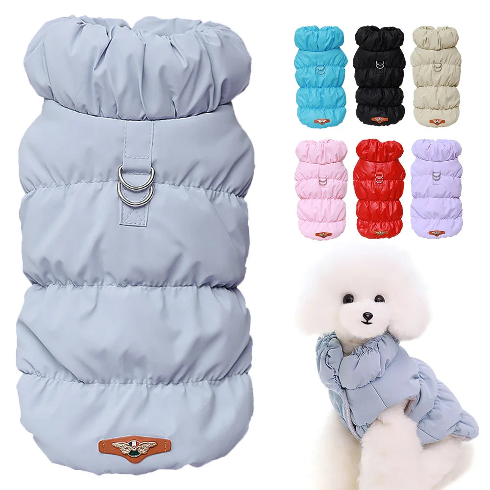 Soft Padded Dog Vest Jacket | Warm Winter Coat for Small & Medium Dogs