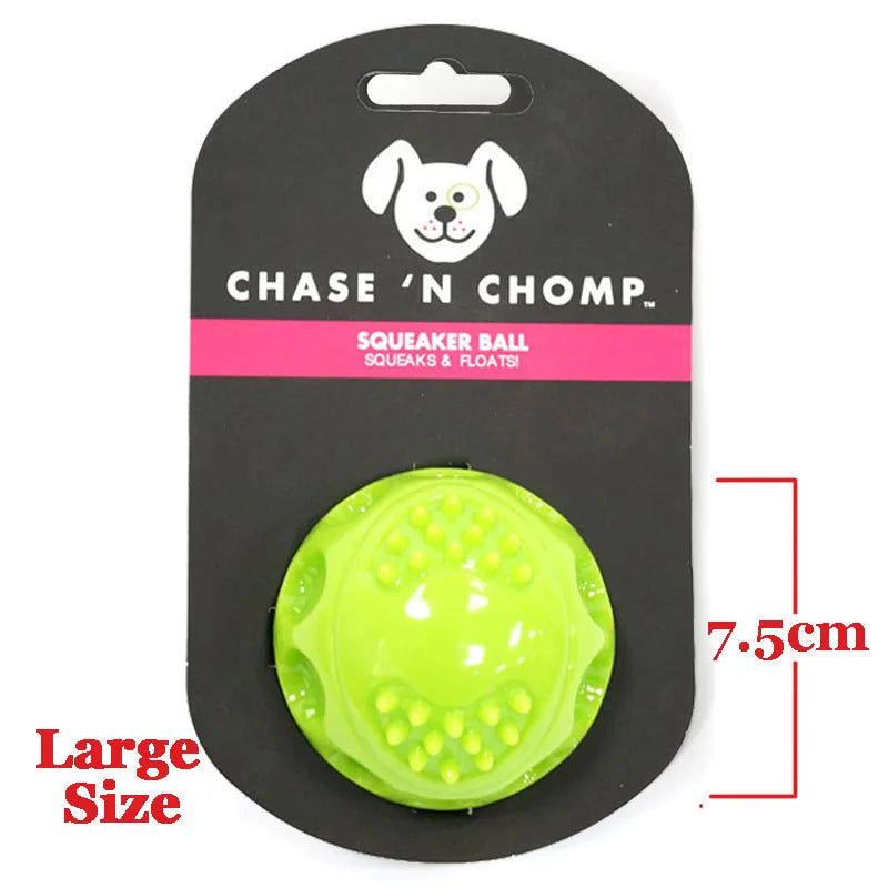 Squeaky Bouncing Dog Ball Toy | Durable Floatable Bite Resistant Pet Toy