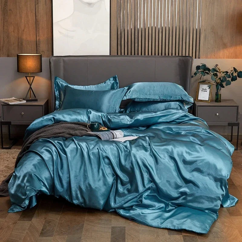 Luxury Solid Color Bedding Set