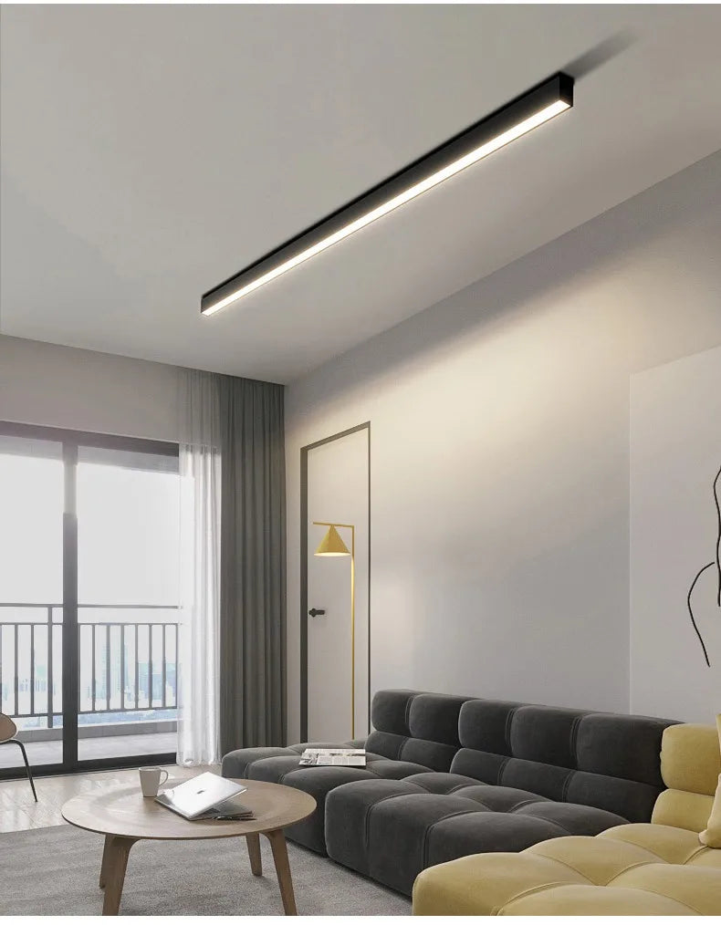 Nordic Modern LED Ceiling Strip Light | Kitchen & Bedroom – Salexe