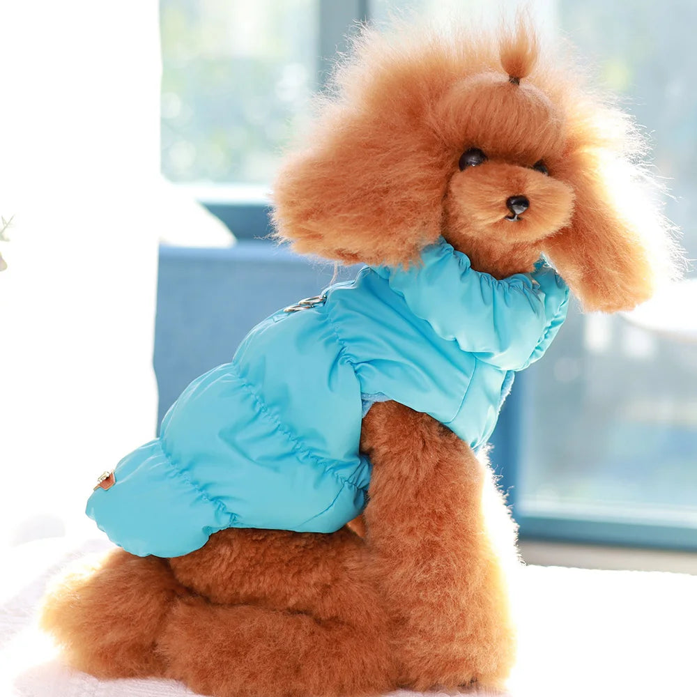 Soft Padded Dog Vest Jacket | Warm Winter Coat for Small & Medium Dogs