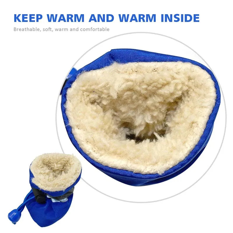 Antiskid Waterproof Dog Shoes | Soft Sole Winter Paw Protection