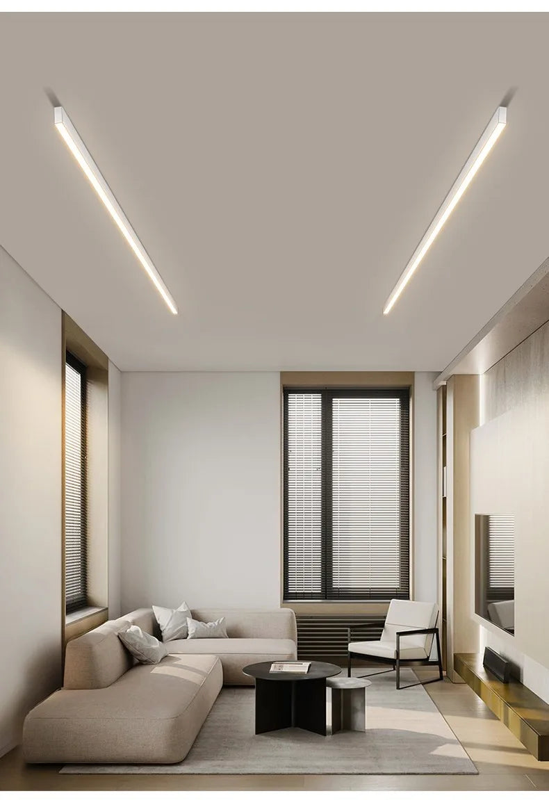 Nordic Modern LED Ceiling Strip Light | Kitchen & Bedroom – Salexe