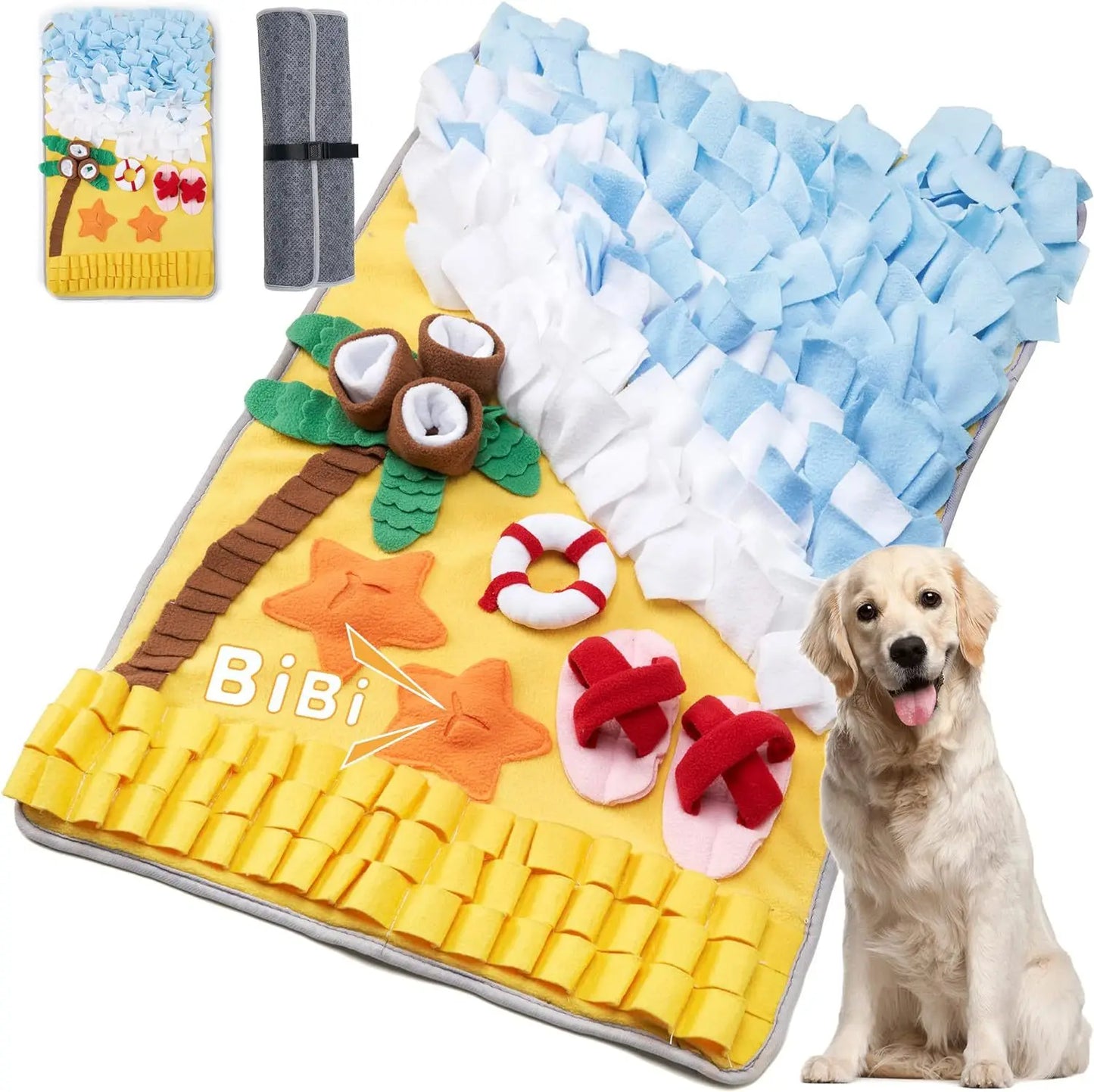 Dog Sniffing Mat & Slow Feeder Blanket | Anti-Boredom Training Toy