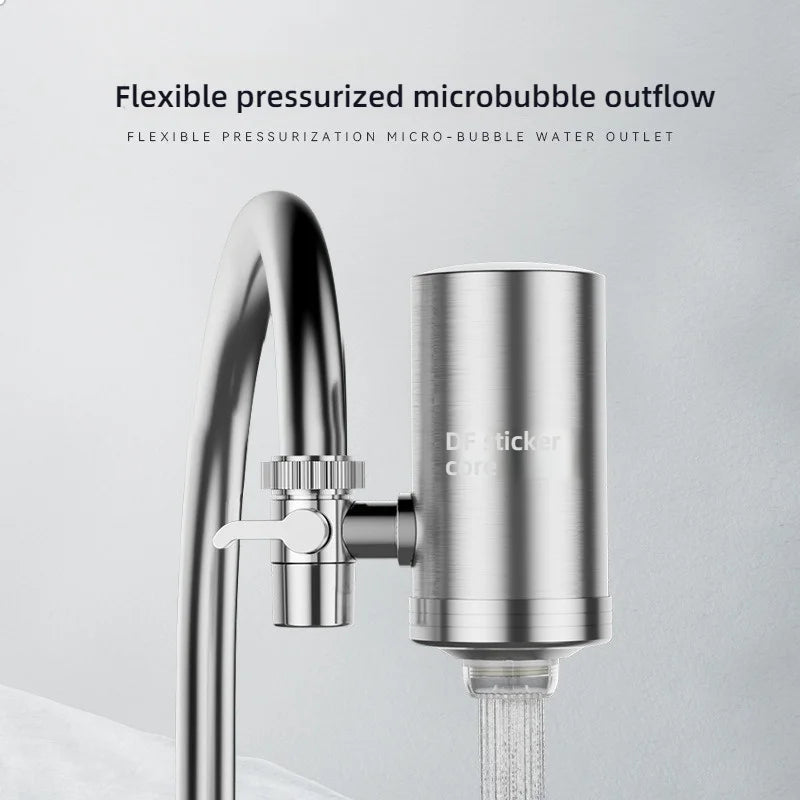 Stainless Steel Kitchen Faucet Water Purifier | Tap Filter for Household Drinking