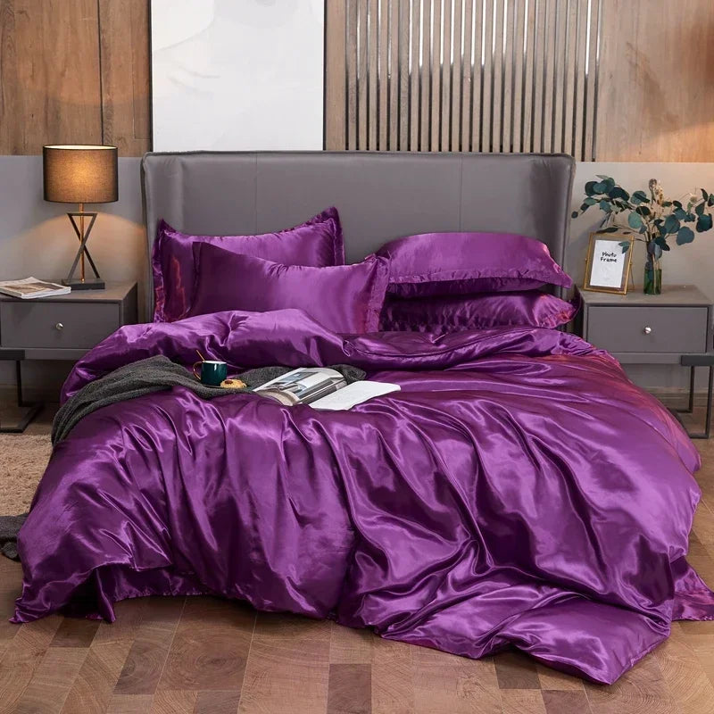 Luxury Solid Color Bedding Set