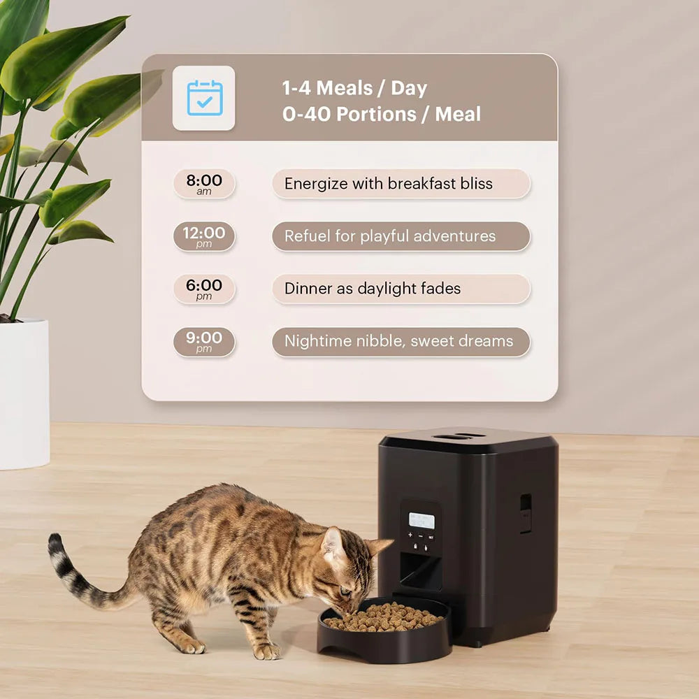 Smart Automatic Pet Feeder | Timed Food Dispenser for Dogs