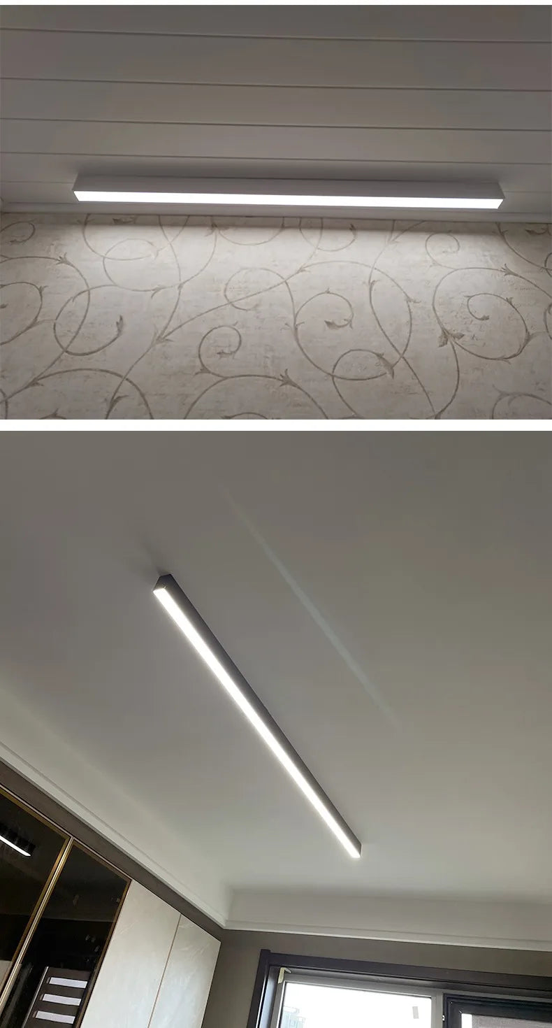 Nordic Modern LED Ceiling Strip Light | Kitchen & Bedroom – Salexe