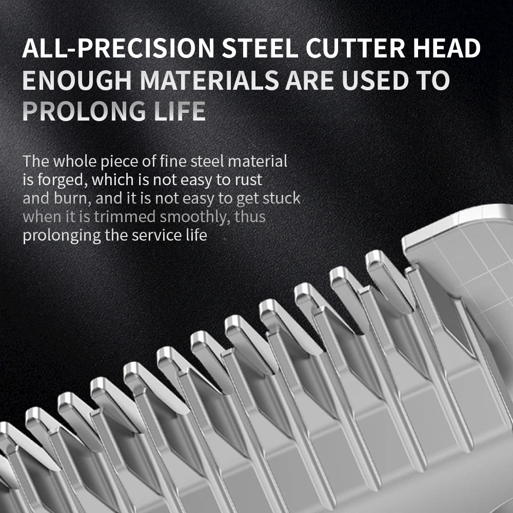 Professional Rechargeable Dog Hair Clipper | Low Noise Pet Trimmer & Shaver