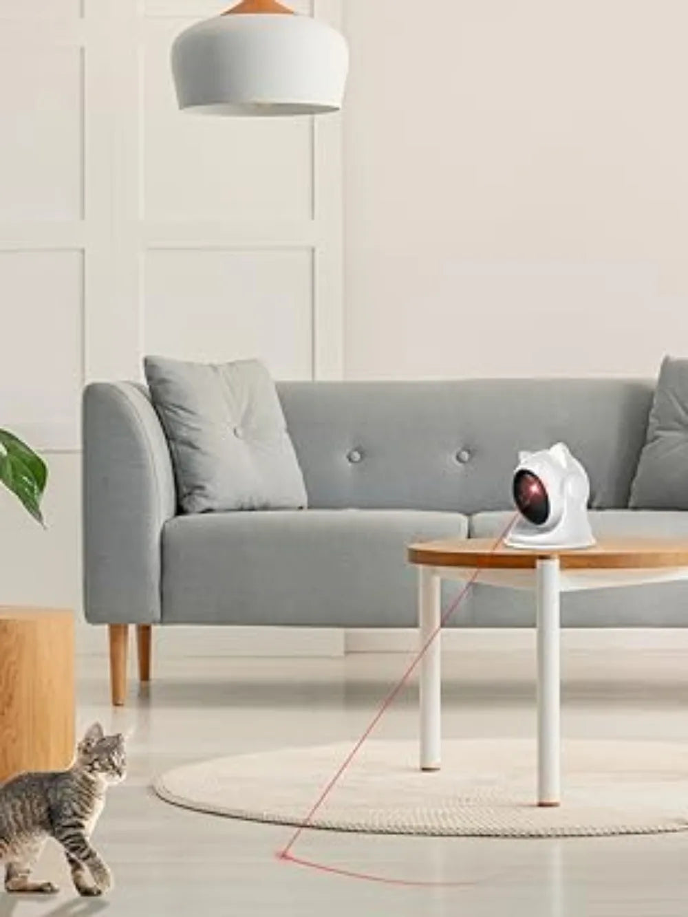 Automatic Cat Laser Toy | Motion Sensor Multi-Angle Rechargeable Interactive Toy