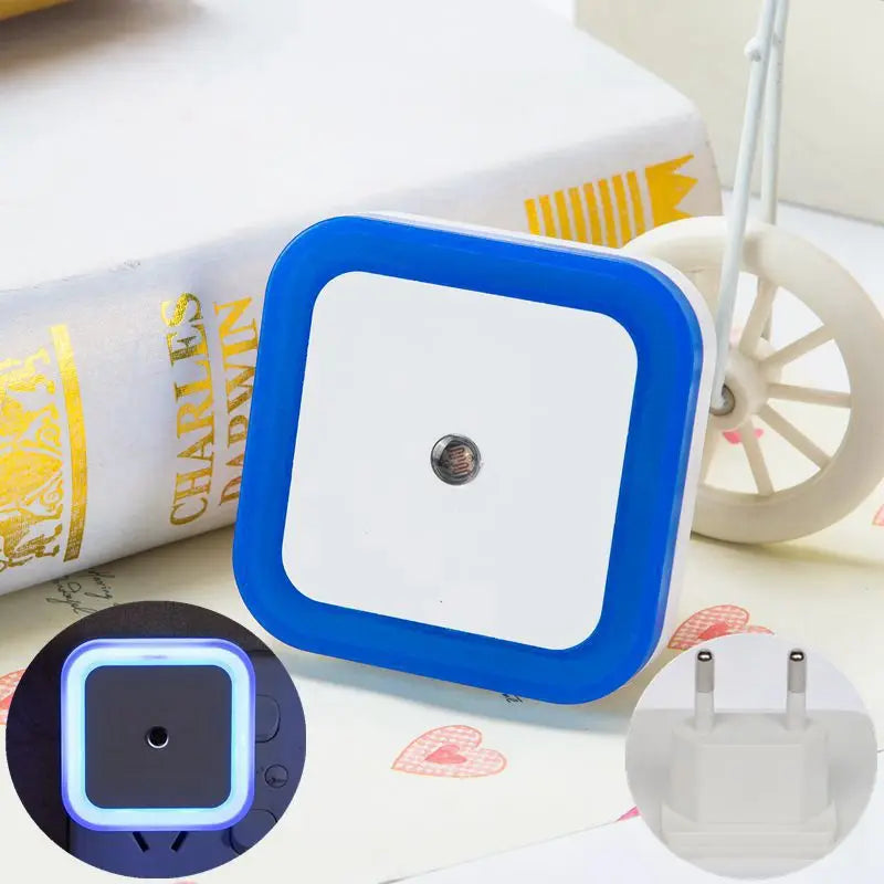 Wireless LED Night Light Sensor | Mini Plug-In Room Decoration Light