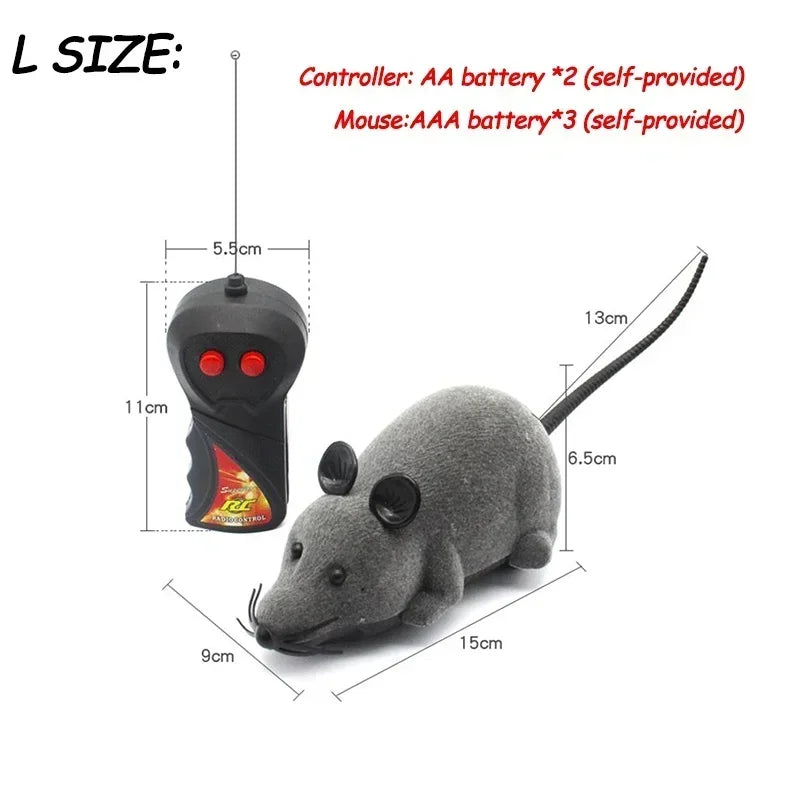 Remote Control Electronic Rat Cat Toy | Wireless Mechanical Motion Kitten Toy