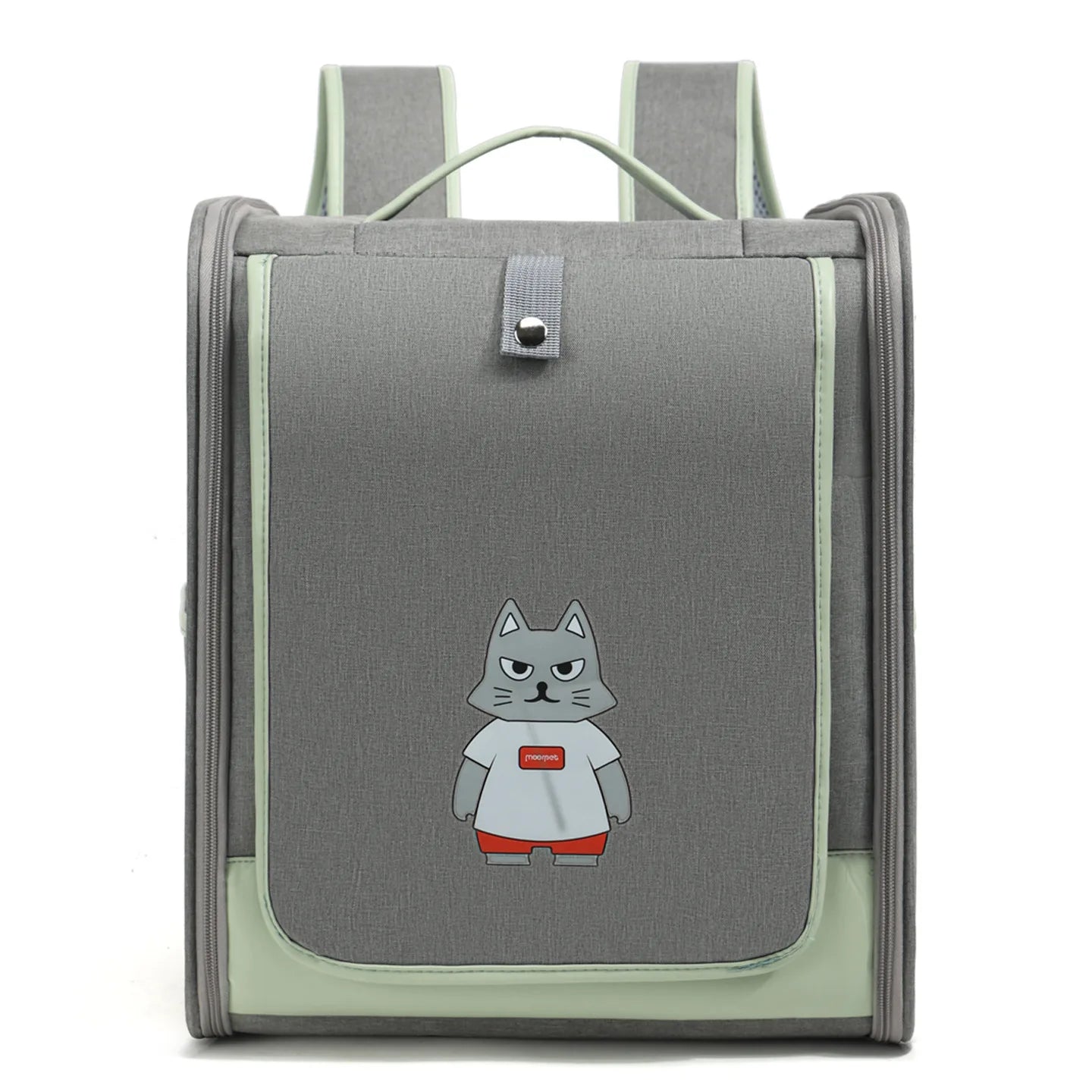 Fashionable Pet Backpack Carrier | Spacious & Breathable Bag for Cats & Dogs