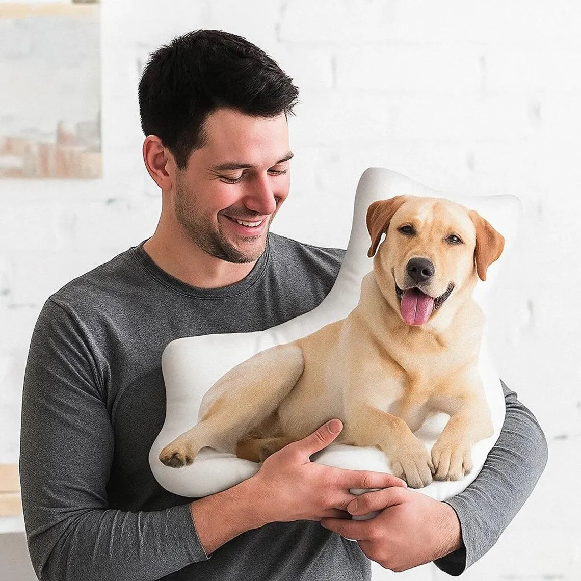 Custom Pet Portrait Pillow | Personalized Cat & Dog Plush Pillow