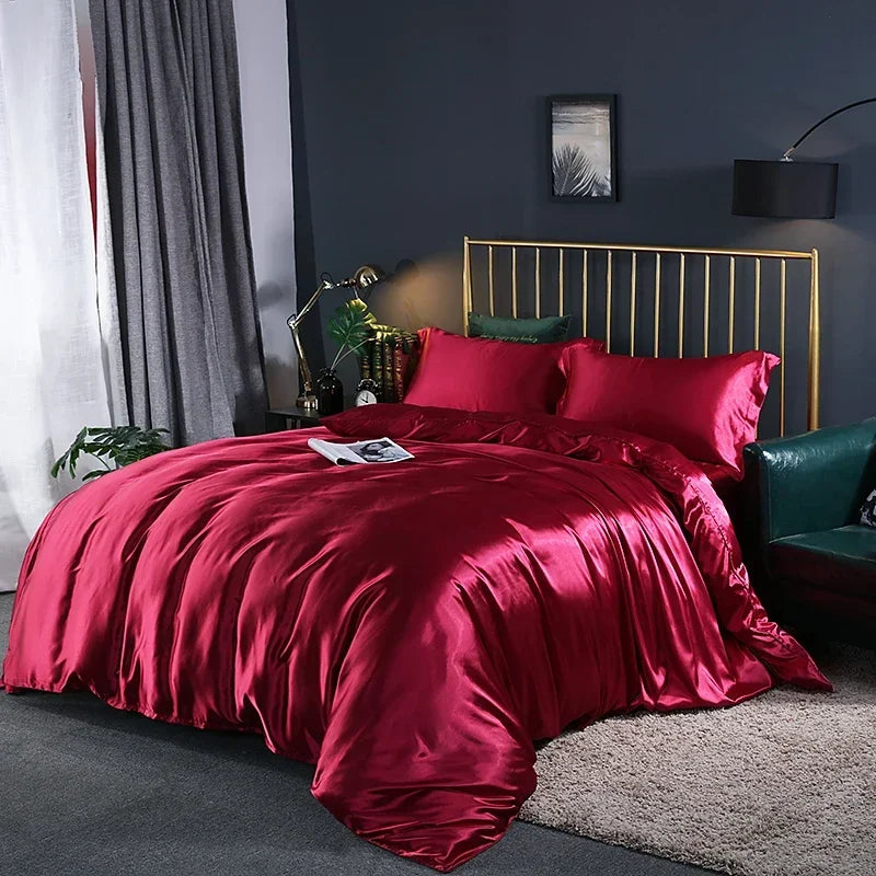 Luxury Solid Color Bedding Set
