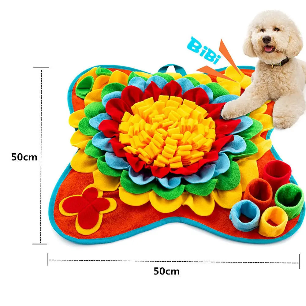 Dog Sniffing Mat & Slow Feeder Blanket | Anti-Boredom Training Toy