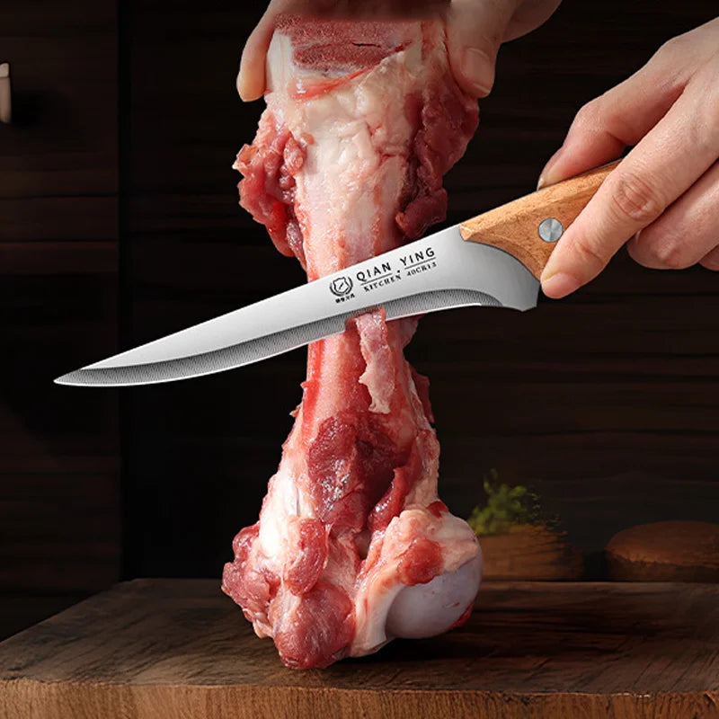High Hardness Stainless Steel Boning Knife | Sharp Chef Butcher Kitchen Knife
