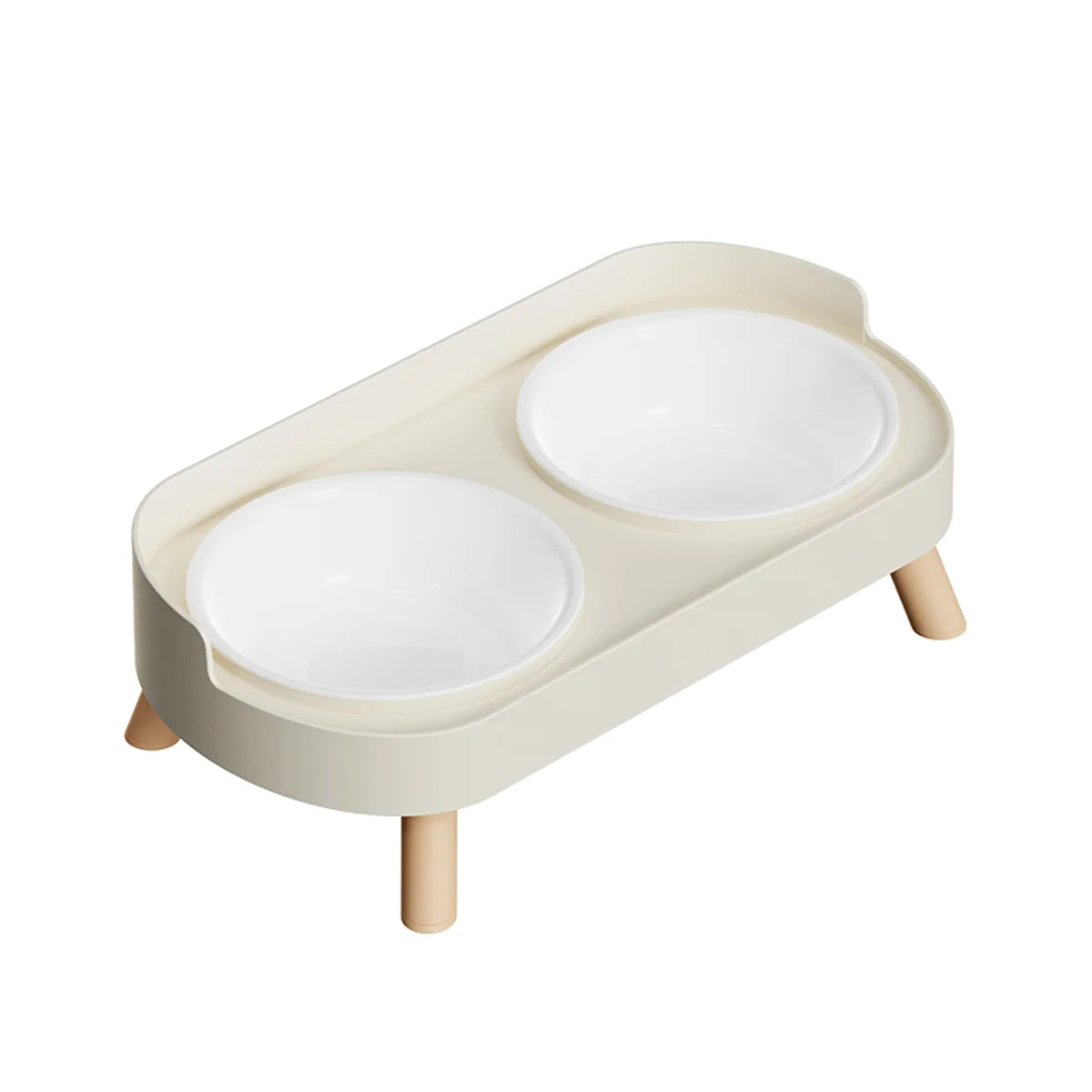 Colorful Stainless Steel Dog Double Bowl | Large Capacity Food & Water Feeder