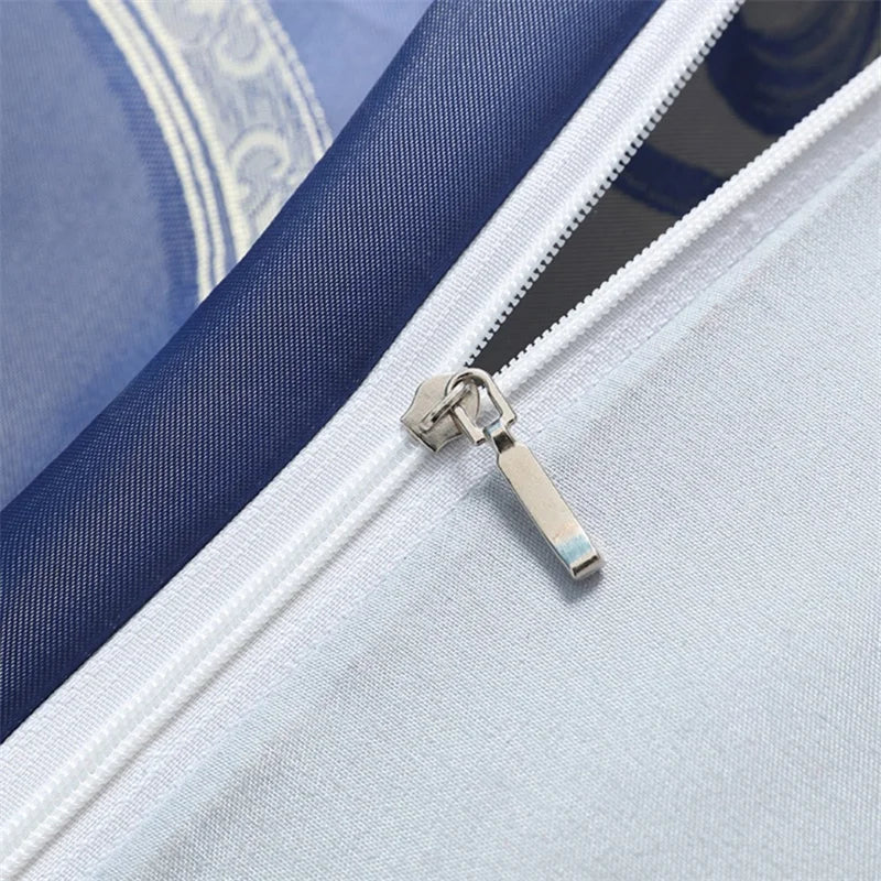 Luxury Satin Jacquard Duvet Cover Set | European Wedding Bedding King Queen Size