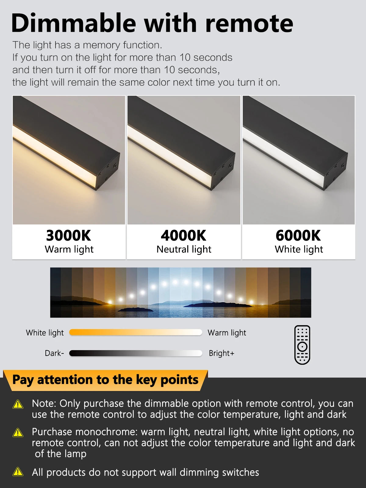 Nordic Modern LED Ceiling Strip Light | Kitchen & Bedroom – Salexe