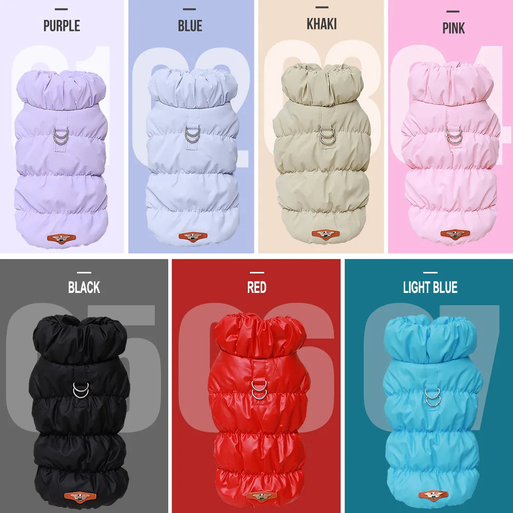Soft Padded Dog Vest Jacket | Warm Winter Coat for Small & Medium Dogs