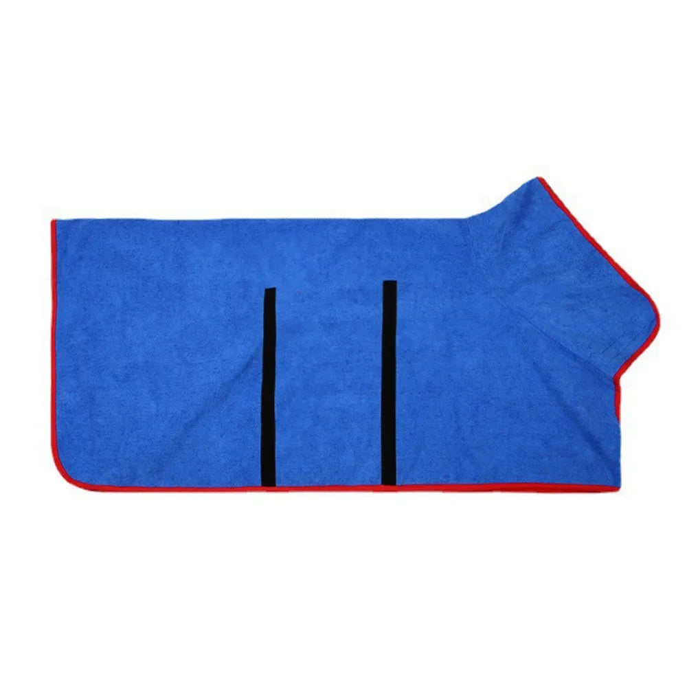 Absorbent Dog Bathrobe & Quick Dry Bath Towel | Full Body Wrap for Dogs