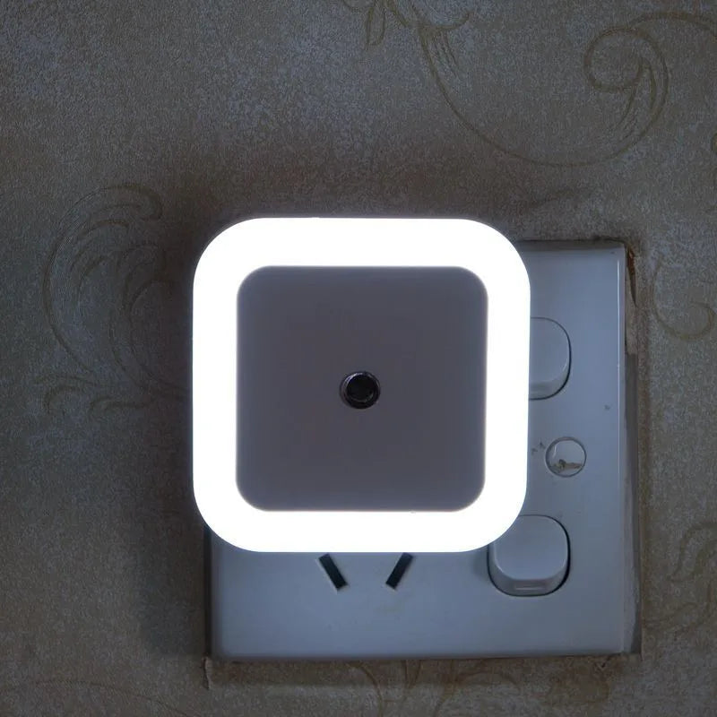 Wireless LED Night Light Sensor | Mini Plug-In Room Decoration Light