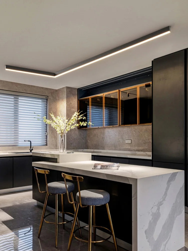 Nordic Modern LED Ceiling Strip Light | Kitchen & Bedroom – Salexe