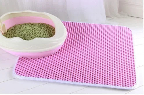 Waterproof Double Layer Cat Litter Mat | Non-Slip Washable Sand Pad with Gift